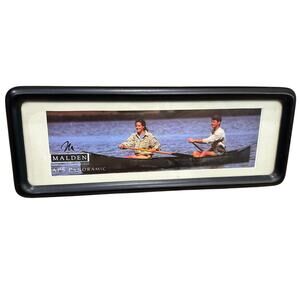 Malden International Frames 4x12 panoramic or 3x9.5 matted Rounded Black Decor